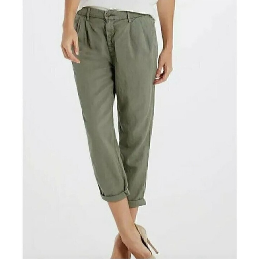 AG Adriano Goldschmied The Evan Relaxed Pleated Trouser Pants Waist 26